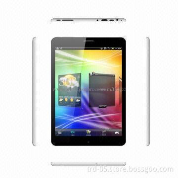 7.85-inch Quad-core RK3188 Cortex-A9 Tablet PCs with Multi-touch Capacitive Screen